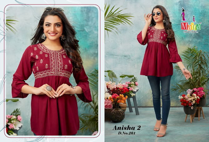 Maira Anisha Vol 2 Western Wear Wholesale Ladies Top